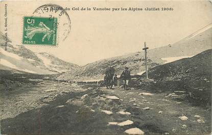 CPA CHASSEUR ALPIN " Le Défilé du Col de la Vanoise par les Alpins"