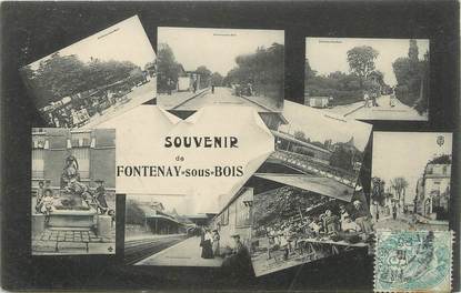 / CPA FRANCE 94 "Souvenir de Fontenay sous Bois"