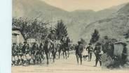 Militaire CPA  CHASSEUR ALPIN " Bourg d'Oisans, arrivée de chasseurs alpins"