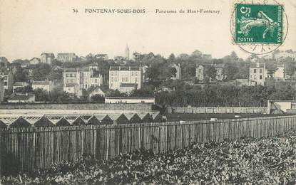 / CPA FRANCE 94 "Fontenay sous Bois, panorama du Haut Fontenay"