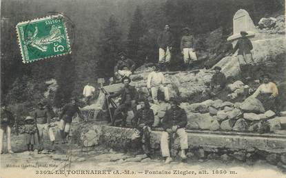 CPA  CHASSEUR ALPIN " Le Tournairet, Fontaine Ziegler"