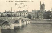 49 Maine Et Loire CPA FRANCE 49 "Angers, pont du centre et la cathédrale"