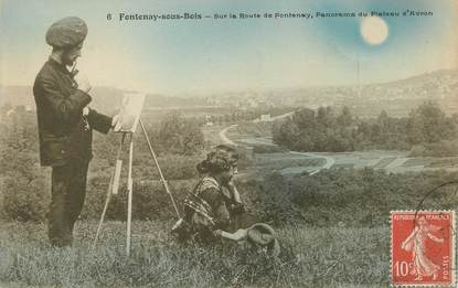 / CPA FRANCE 94 "Fontenay sous Bois, sur la route de Fontenay"