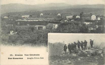 CPA  CHASSEUR ALPIN "Grasse, vue générale"