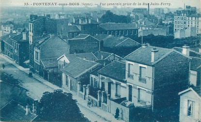 / CPA FRANCE 94 "Fontenay sous Bois, vue générale "
