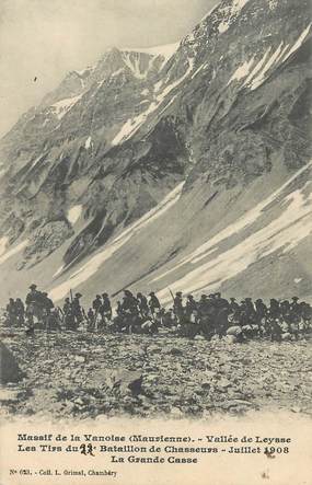  CPA  CHASSEUR ALPIN "Massif de la vanoise, Vallée de Leysse"