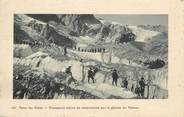 Militaire   CPA  CHASSEUR ALPIN "Le Glacier du Rateau"