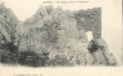 / CPA FRANCE 83 "Sainte Baume, tour de l'Ermitage"