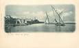 / CPA FRANCE 74 "Evian Les Bains, le port" / BATEAU