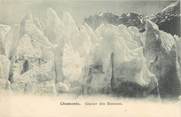 74 Haute Savoie / CPA FRANCE 74 "Chamonix, glacier des Bossons"