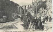 74 Haute Savoie / CPA FRANCE 74 "Chamonix, pont Saint Marie, chemin de fer électrique"
