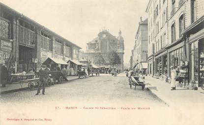 / CPA FRANCE 54 "Nancy, église Saint Sébastien"