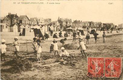 CPA FRANCE 62 "Le Touquet Paris Plage, à marée basse"