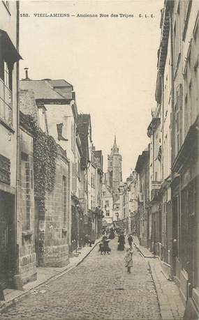 / CPA FRANCE 80 "Viel Amiens, ancienne rue des Tripes"