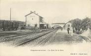 43 Haute Loire / CPA FRANCE 43 "Craponne sur Arzon, le quai de la gare"