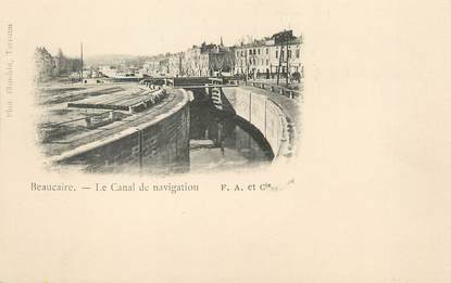 / CPA FRANCE 30 "Beaucaire, la canal de navigation"