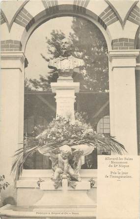 / CPA FRANCE 38 "Allevard les Bains, monument du Dr Niepce" / PHOTO