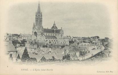 / CPA FRANCE 35 "Vitré, l'église Saint Martin "