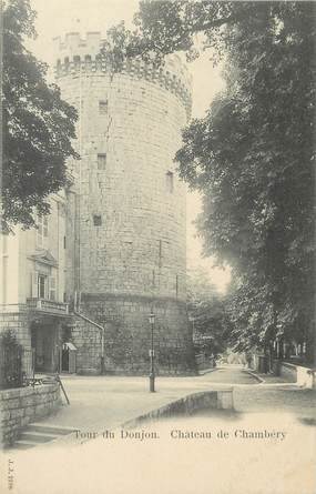 / CPA FRANCE 73 "Tour du Donjon, château de Chambéry"