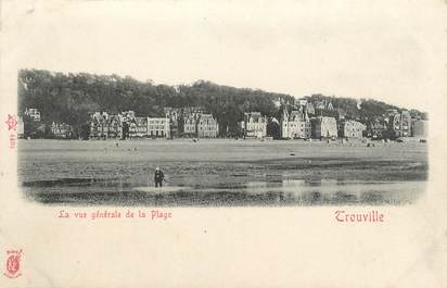 / CPA FRANCE 14 "Trouville, la vue générale de la plage"