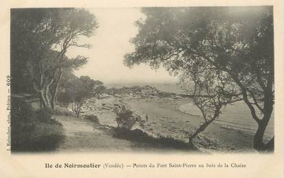 / CPA FRANCE 85 "Ile de Noirmoutier, points du fort Saint Pierre"