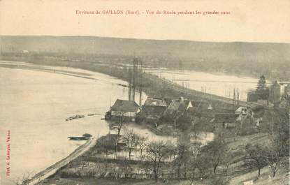 / CPA FRANCE 27 "Environs de Gaillon, vue du Roule pendant les grandes eaux"