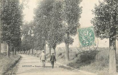 / CPA FRANCE 92 "Antony, route et panorama de Berny"