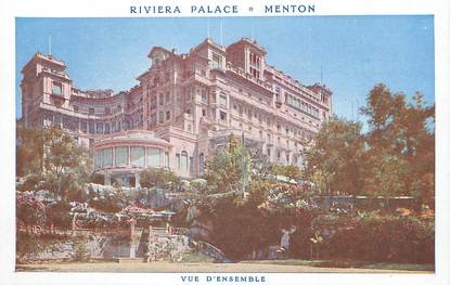 / CPA FRANCE 06 "Menton, Riviera Palace"