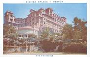 06 Alpe Maritime / CPA FRANCE 06 "Menton, Riviera Palace"