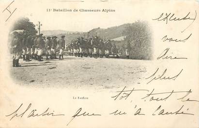 CPA CHASSEUR ALPIN / Série 11e Bataillon "la Fanfare"