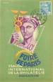 Theme CPA PUBLICITE "Foire de Paris, 1949, salon international de la philatélie"