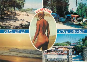 / CPSM FRANCE 17 "Les Mathes, camping de la côte sauvage" / NU