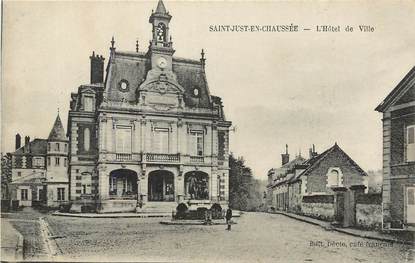 CPA FRANCE 60 "Saint Just en Chaussée, L'Hotel de ville"