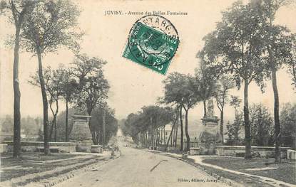 /  CPA FRANCE 91 "Juvisy, avenue des Belles Fontaines"