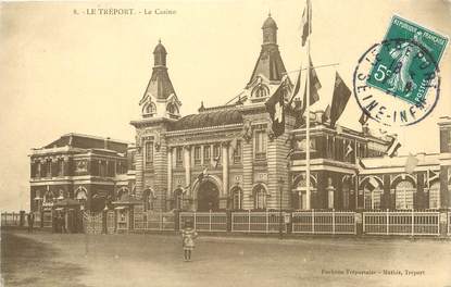 /  CPA FRANCE 76 "Le Tréport, le casino"