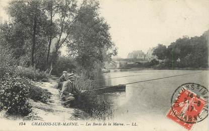 /  CPA FRANCE 51 "Châlons sur Marne, les bords de la Marne"