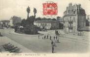 54 Meurthe Et Moselle /  CPA FRANCE 54 "Luneville, rond point de la gare"