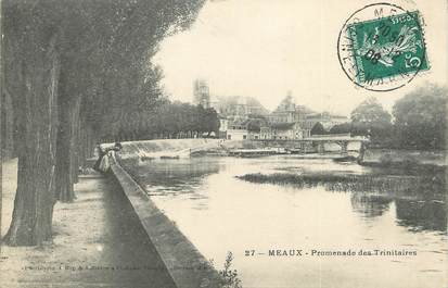 /  CPA FRANCE 77 "Meaux, promenade des trinitaires"