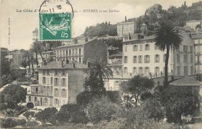 /  CPA FRANCE 83 "Hyères et ses jardins"