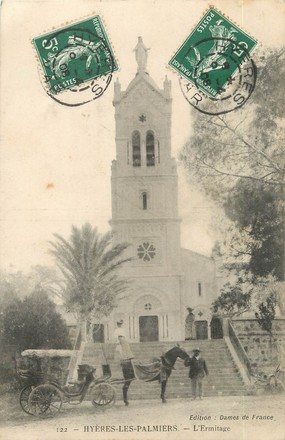 /  CPA FRANCE 83 "Hyères Les Palmiers, l'Ermitage"