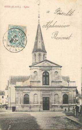 /  CPA FRANCE 92 "Rueil, église"