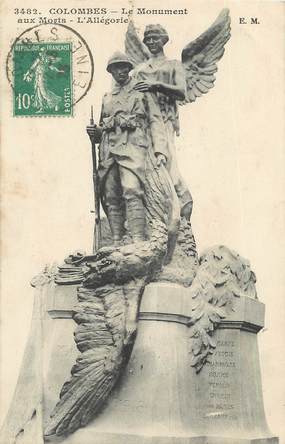 /  CPA FRANCE 92 "Colombes, le monument aux morts"