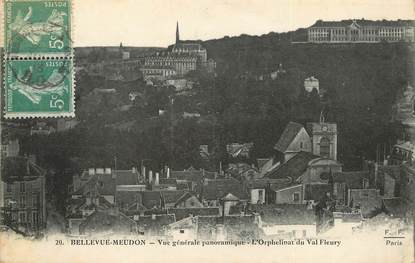 /  CPA FRANCE 92 "Bellevue Meudon, vue générale panoramique"