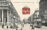 33 Gironde /  CPA FRANCE 33 "Bordeaux, le cours du chapeau Rouge" / TRAMWAY