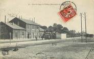 51 Marne / CPA FRANCE 29 "Mourmelon le Petit, Gare du Camp de Châlons"