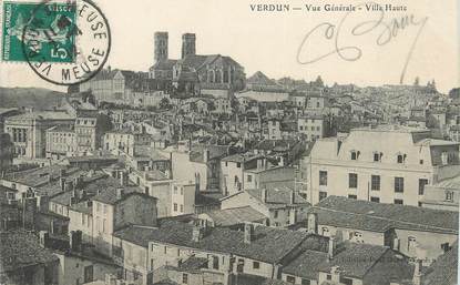 / CPA FRANCE 55 "Verdun, vue générale, ville haute " 