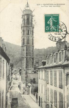 / CPA FRANCE 65 "Bagnères de Bigorre, la tour des Jacobins"