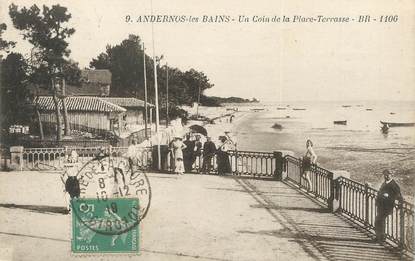 / CPA FRANCE 33 "Andernos Les Bains, un coin de la place Terrasse"