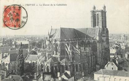 / CPA FRANCE 10 "Troyes, le chevet de la Cathédrale"