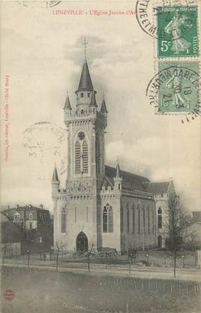 / CPA FRANCE 54 "Luneville, l'église Jeanne d'Arc"